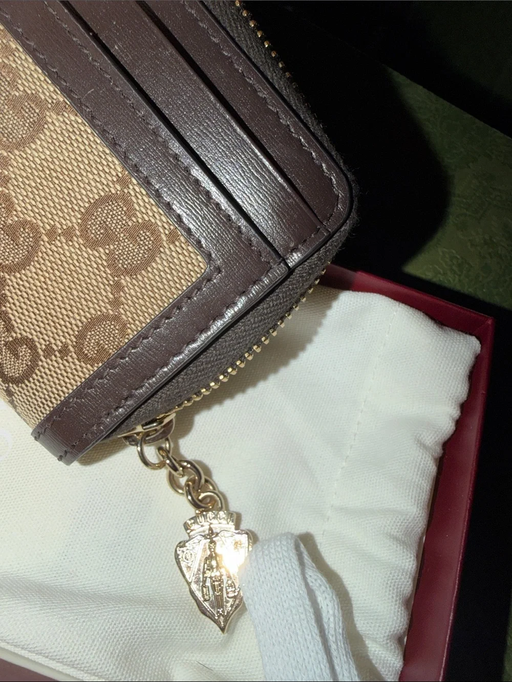 Gucci Luce shoulder bag & Gucci Luce Wallet GG CANVAS - AUTHENTIC GUCCI - Picture 6 of 14